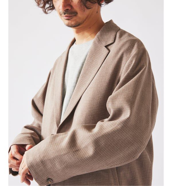 JOURNAL STANDARD relume「ウォッシャブル バスケット ストライプ ジャケット(セットアップ対応可能)」|その他|