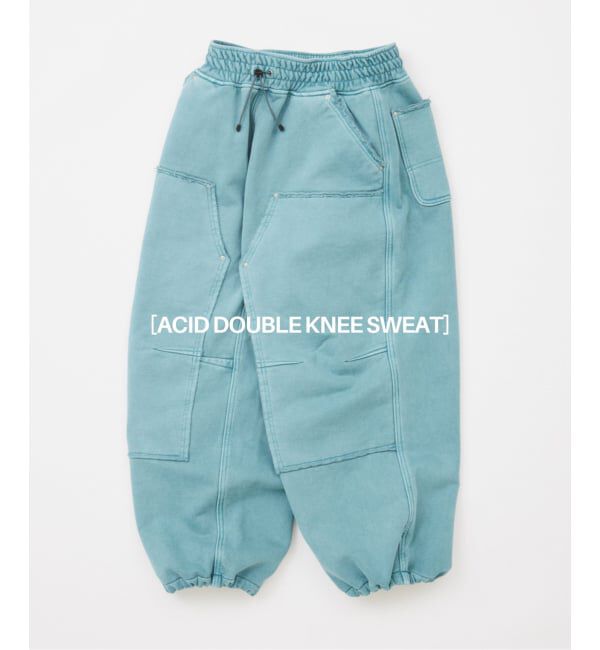 JOURNAL STANDARD「アシッド ダブル ニー スウェット パンツ」|その他|ブルー C