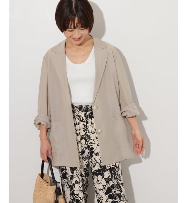 JOURNAL STANDARD relume「《追加》シングルシアージャケット」|テーラードジャケット|ベージュ
