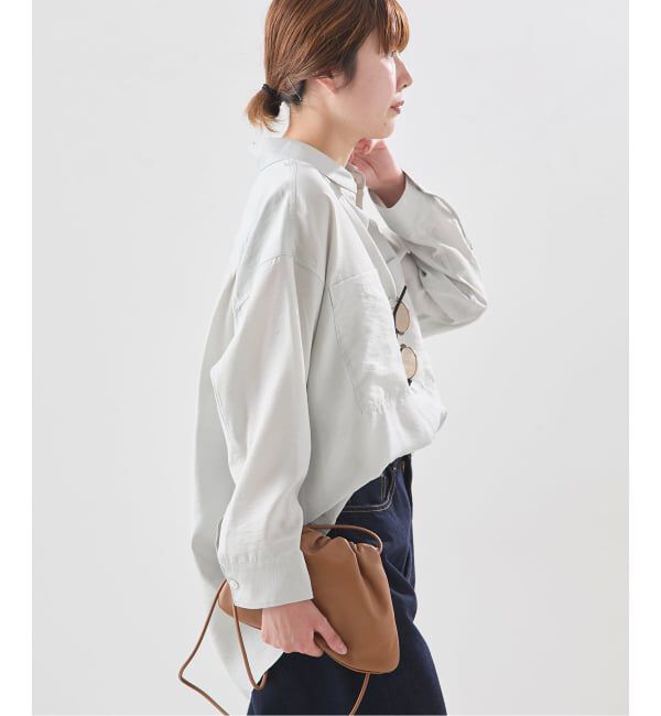 journal standard L'essage「ウォッシャブル シアーシャツ」|シャツ・ブラウス|