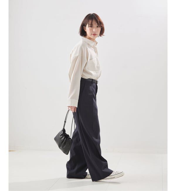 journal standard L'essage「ウォッシャブル シアーシャツ」|シャツ・ブラウス|