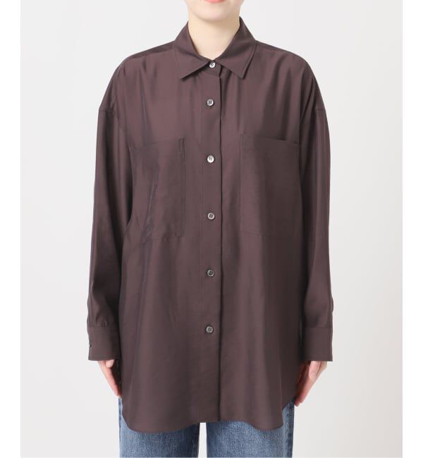 journal standard L'essage「ウォッシャブル シアーシャツ」|シャツ・ブラウス|