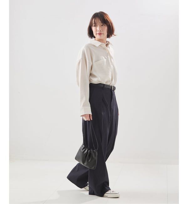 journal standard L'essage「ウォッシャブル シアーシャツ」|シャツ・ブラウス|