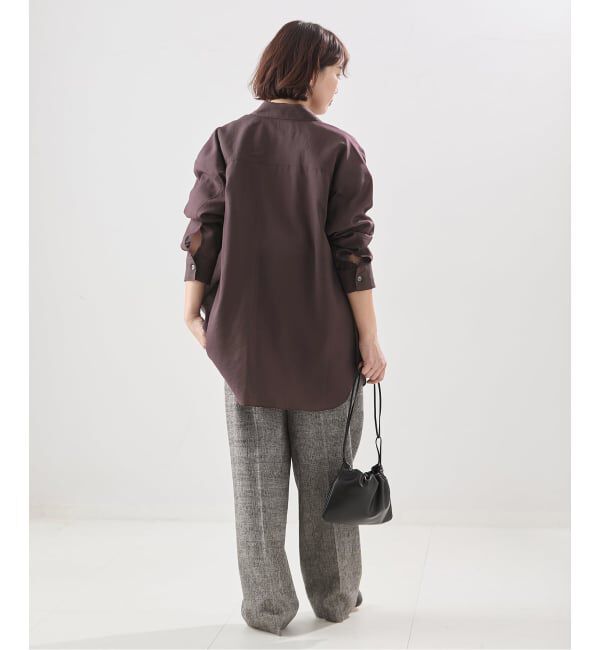 journal standard L'essage「ウォッシャブル シアーシャツ」|シャツ・ブラウス|