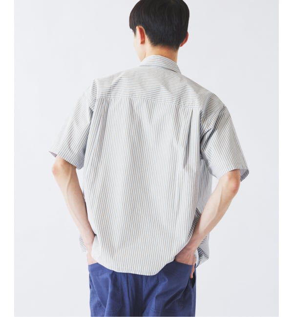 JOURNAL STANDARD relume「《予約》JAMES FABRIC ストライプ＆チェック スクエアシャツ」|シャツ・ブラウス|