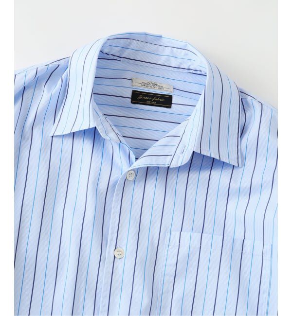 JOURNAL STANDARD relume「《予約》JAMES FABRIC ストライプ＆チェック スクエアシャツ」|シャツ・ブラウス|