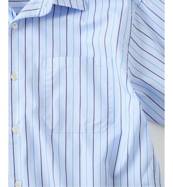 JOURNAL STANDARD relume「《予約》JAMES FABRIC ストライプ＆チェック スクエアシャツ」|シャツ・ブラウス|