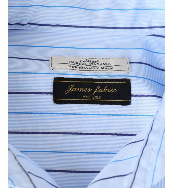 JOURNAL STANDARD relume「《予約》JAMES FABRIC ストライプ＆チェック スクエアシャツ」|シャツ・ブラウス|
