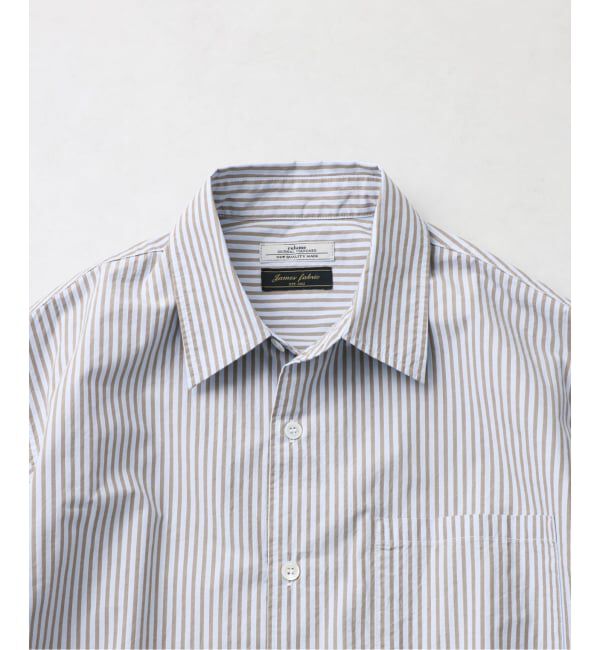 JOURNAL STANDARD relume「《予約》JAMES FABRIC ストライプ＆チェック スクエアシャツ」|シャツ・ブラウス|