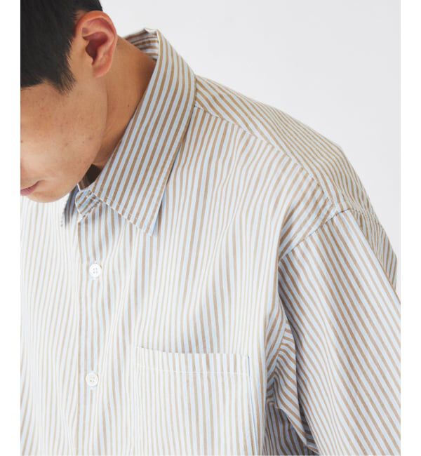 JOURNAL STANDARD relume「《予約》JAMES FABRIC ストライプ＆チェック スクエアシャツ」|シャツ・ブラウス|