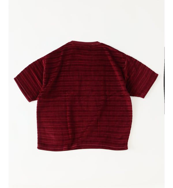 JOURNAL STANDARD relume「《予約》ベロア ボーダー ポケットTシャツ」|Tシャツ・カットソー|