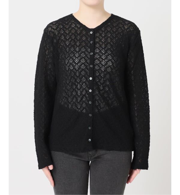JOURNAL STANDARD relume「《予約》ストレッチラッセルレースクルーネックカーディガン」|カーディガン|