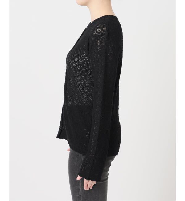 JOURNAL STANDARD relume「《予約》ストレッチラッセルレースクルーネックカーディガン」|カーディガン|