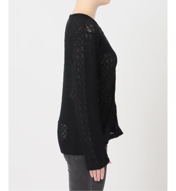 JOURNAL STANDARD relume「《予約》ストレッチラッセルレースクルーネックカーディガン」|カーディガン|
