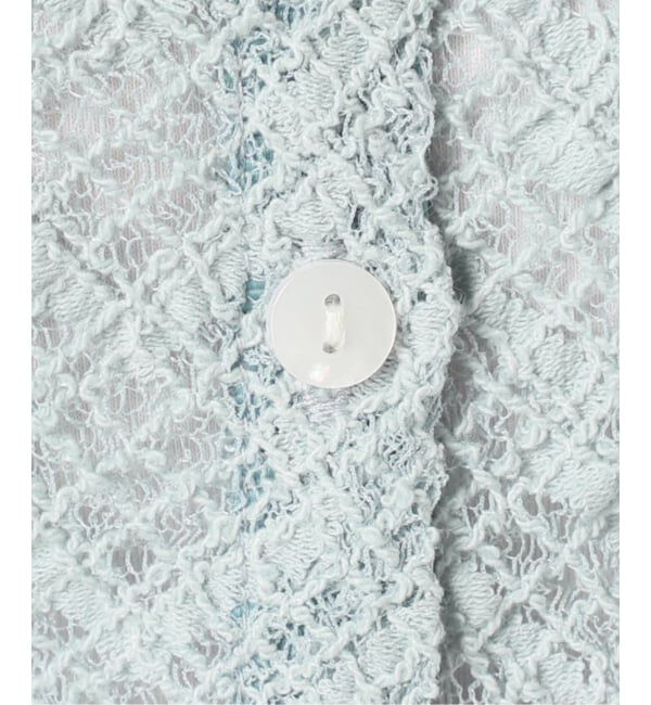 JOURNAL STANDARD relume「《予約》ストレッチラッセルレースクルーネックカーディガン」|カーディガン|