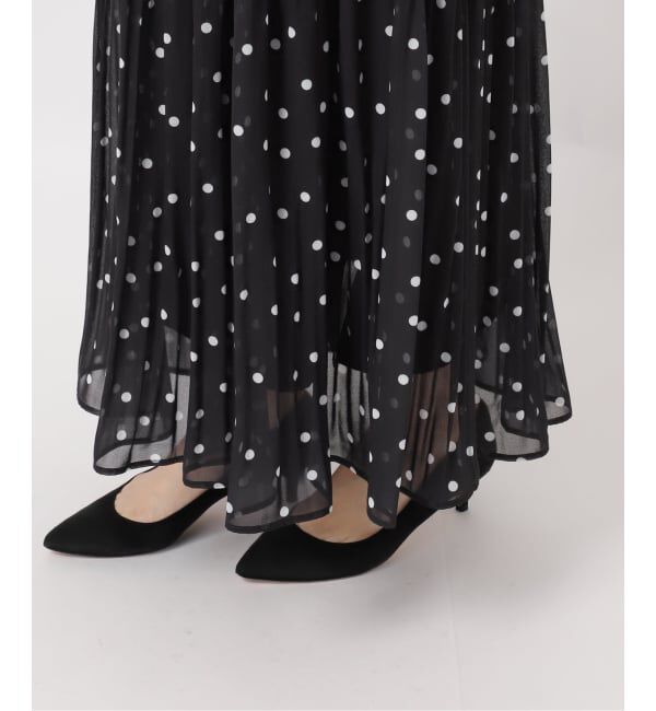 Spick and Span「《WEB限定 / 追加》ドットプリーツイージースカート」|スカート|