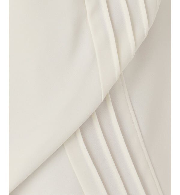 NOBLE「サイドラインピンタックパンツ」|スラックス|