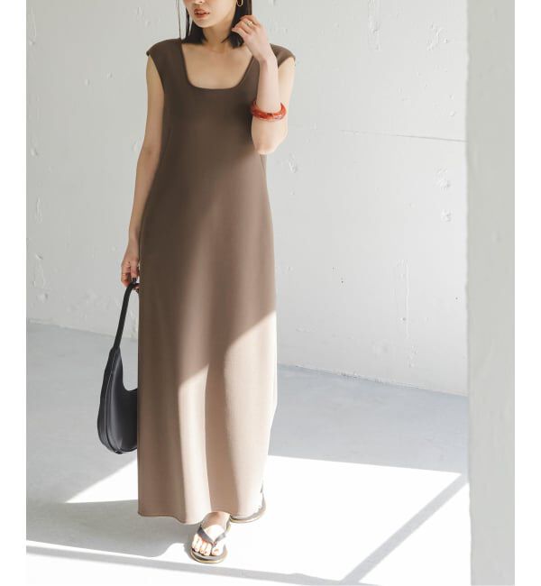 NOBLE「《追加》コンフォートジャージー2WAYワンピース」|ワンピース|