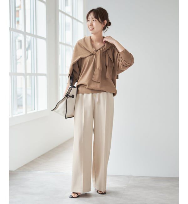 Spick and Span「Emil cotoni Vネックプルオーバー」|ニット・セーター|