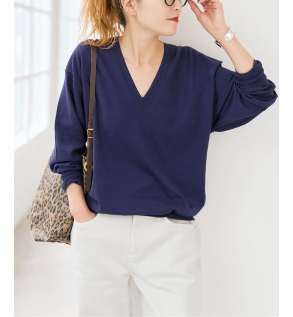 Spick and Span「Emil cotoni Vネックプルオーバー」|ニット・セーター|