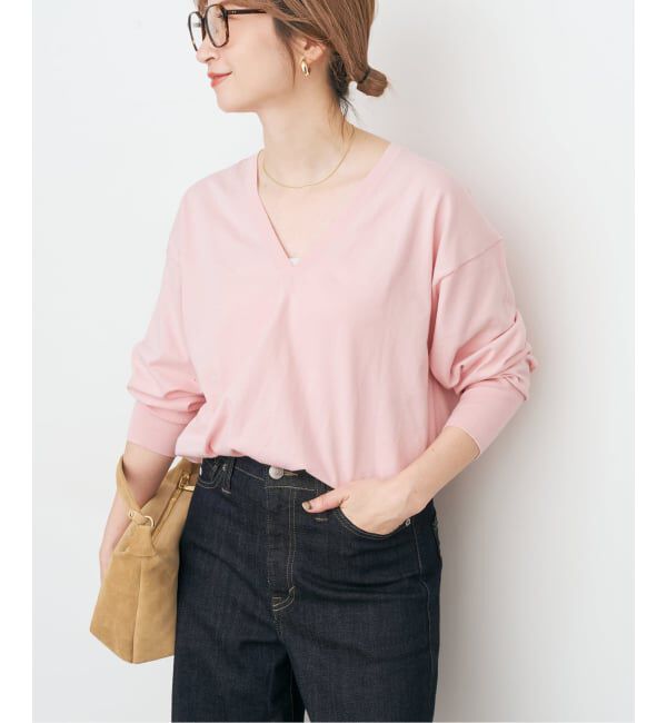 Spick and Span「Emil cotoni Vネックプルオーバー」|ニット・セーター|