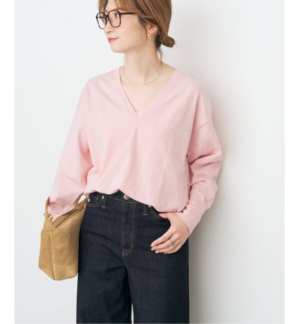 Spick and Span「Emil cotoni Vネックプルオーバー」|ニット・セーター|