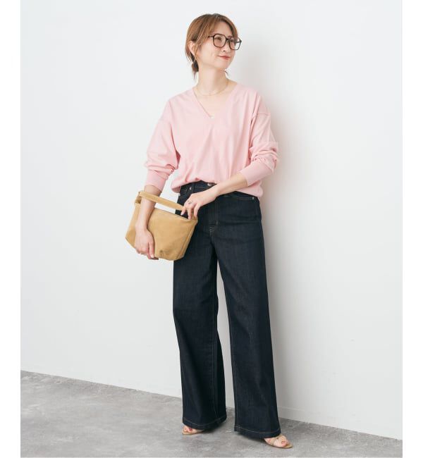 Spick and Span「Emil cotoni Vネックプルオーバー」|ニット・セーター|