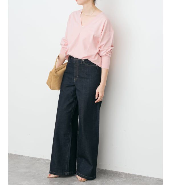 Spick and Span「Emil cotoni Vネックプルオーバー」|ニット・セーター|