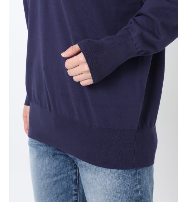 Spick and Span「Emil cotoni Vネックプルオーバー」|ニット・セーター|