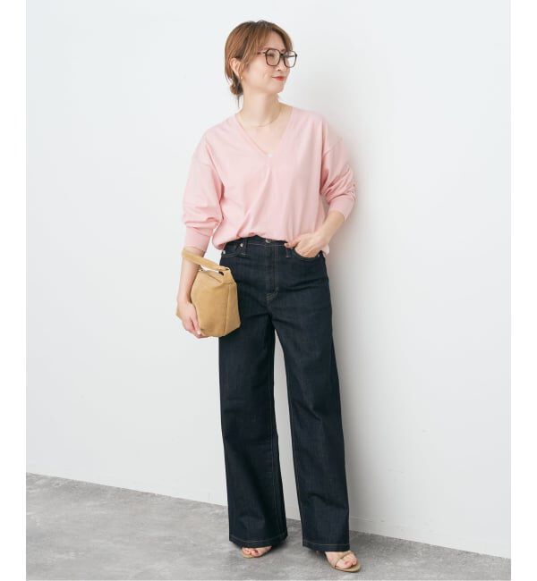 Spick and Span「Emil cotoni Vネックプルオーバー」|ニット・セーター|