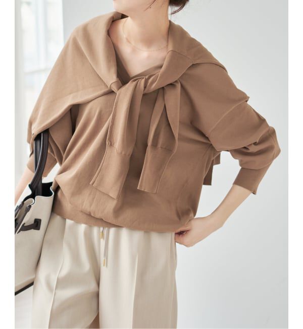 Spick and Span「Emil cotoni Vネックプルオーバー」|ニット・セーター|