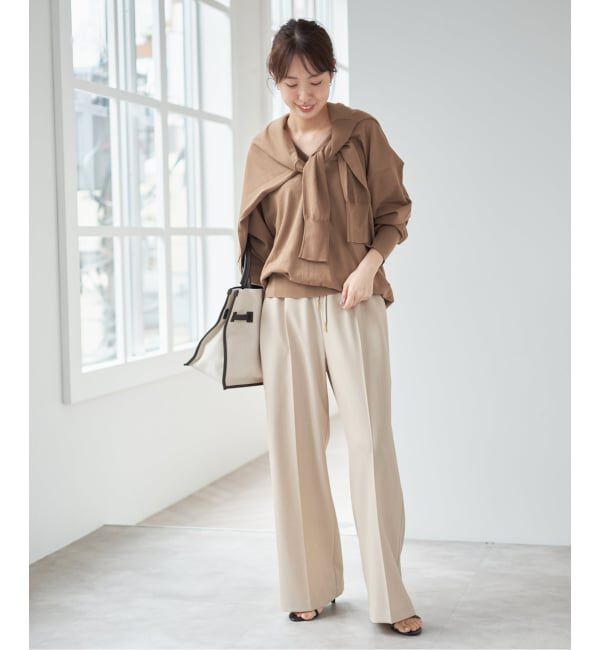 Spick and Span「Emil cotoni Vネックプルオーバー」|ニット・セーター|