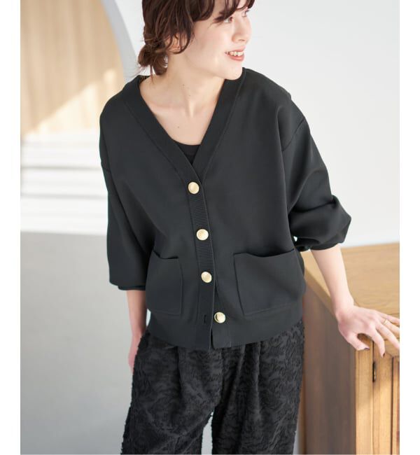 Spick and Span「《一部店舗+WEB限定/追加》ウォッシャブルVネックカーディガン」|カーディガン|