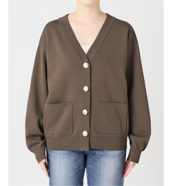 Spick and Span「《一部店舗+WEB限定/追加》ウォッシャブルVネックカーディガン」|カーディガン|