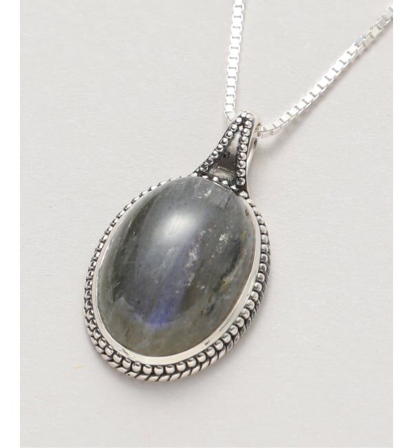 Spick and Span「【SAMH by LILAS】ラブラドライトネックレス SV」|ネックレス|