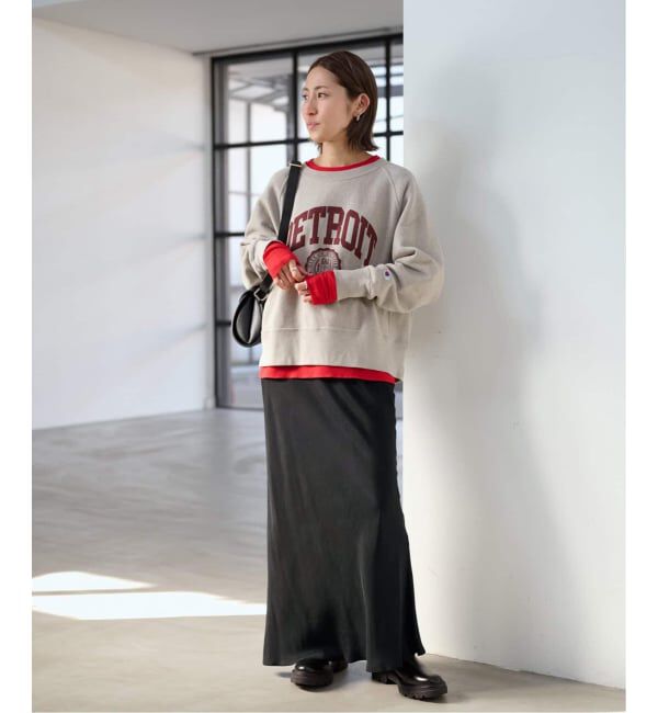 FRAMeWORK「≪洗える / 新色 / 追加≫シルキーキュプラバイアススカート」|スカート|