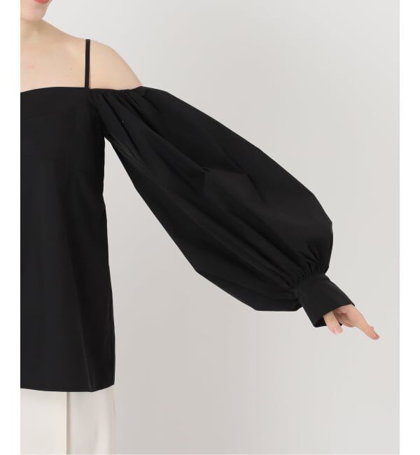 NOBLE「PROTAGONISTA/プロタゴニスタ オフショルダーボリュームスリーブブラウス」|シャツ・ブラウス|