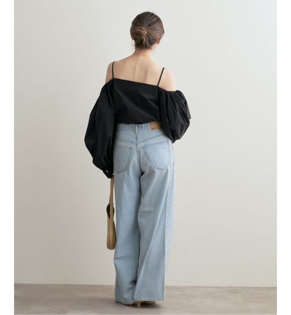 NOBLE「PROTAGONISTA/プロタゴニスタ オフショルダーボリュームスリーブブラウス」|シャツ・ブラウス|