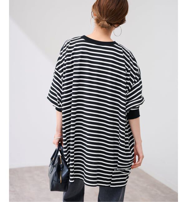 FRAMeWORK「≪WEB限定 / 追加≫ONIT 別注OVERSIZE BORDER LS」|Tシャツ・カットソー|