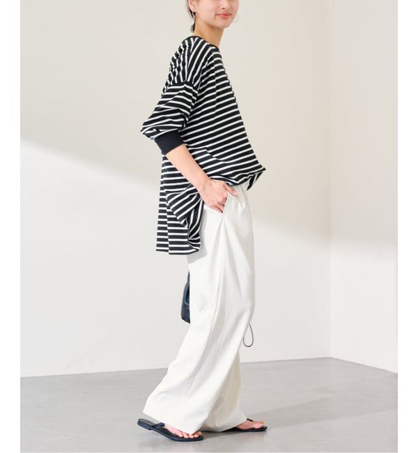 FRAMeWORK「≪WEB限定 / 追加≫ONIT 別注OVERSIZE BORDER LS」|Tシャツ・カットソー|