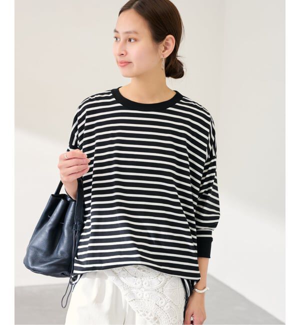 FRAMeWORK「≪WEB限定 / 追加≫ONIT 別注OVERSIZE BORDER LS」|Tシャツ・カットソー|