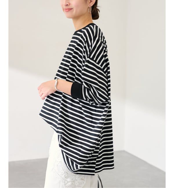 FRAMeWORK「≪WEB限定 / 追加≫ONIT 別注OVERSIZE BORDER LS」|Tシャツ・カットソー|