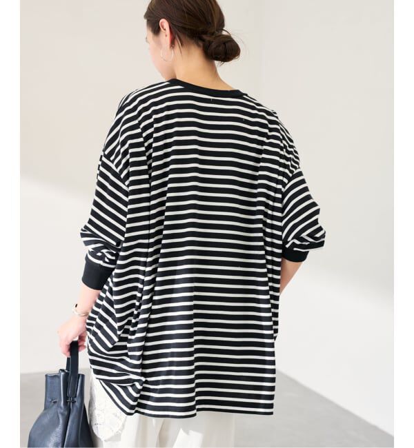 FRAMeWORK「≪WEB限定 / 追加≫ONIT 別注OVERSIZE BORDER LS」|Tシャツ・カットソー|