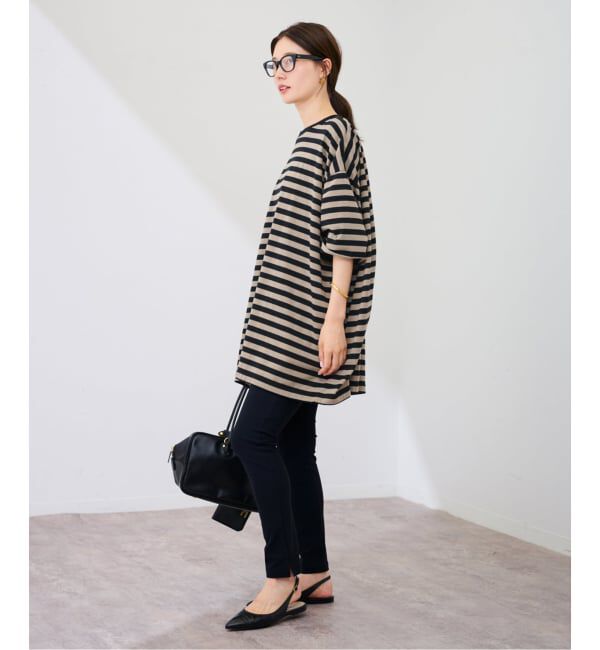 FRAMeWORK「≪WEB限定 / 追加≫ONIT 別注OVERSIZE BORDER LS」|Tシャツ・カットソー|