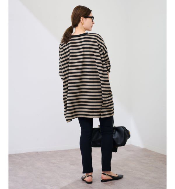 FRAMeWORK「≪WEB限定 / 追加≫ONIT 別注OVERSIZE BORDER LS」|Tシャツ・カットソー|