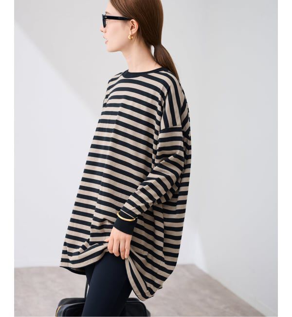 FRAMeWORK「≪WEB限定 / 追加≫ONIT 別注OVERSIZE BORDER LS」|Tシャツ・カットソー|