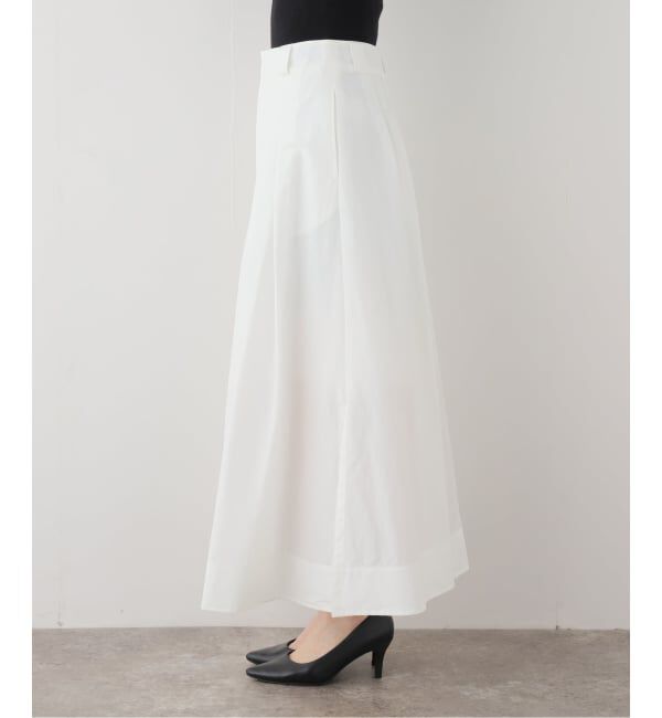 NOBLE「C/Nタイプライターサイドスリットフレアスカート」|スカート|