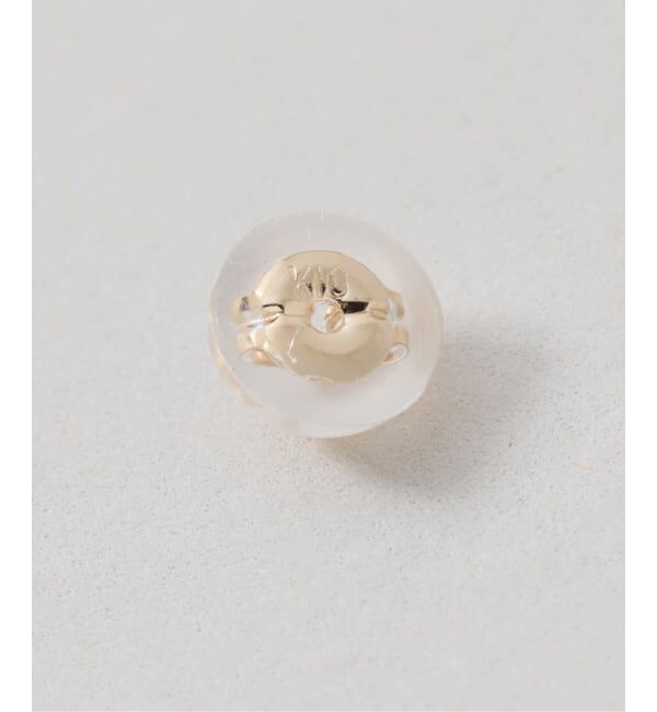 Lilas by Spick&Span「《予約》テクスチャートライアングルモチーフピアス K10（両耳）」|ピアス|