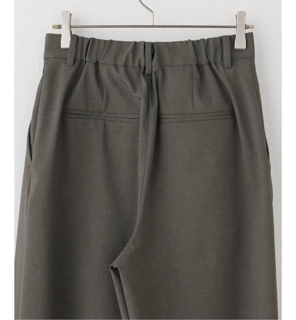 Spick and Span「《セットアップ可》ツイルストレッチタックパンツ」|スラックス|