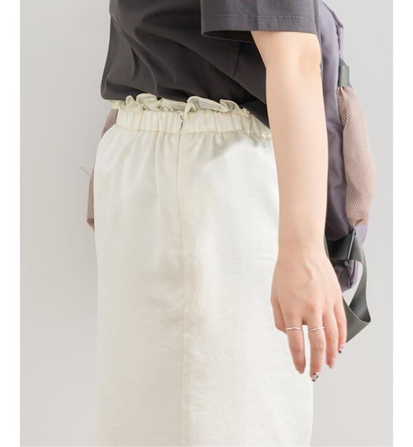 U by SPICK&SPAN「《予約》Atelier Edition/アトリエ エディション SHEER FRILL LAYERED SKIRT」|スカート|